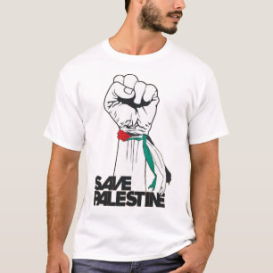 Palästina retten, Palästina zu unterstützen Fist S T-Shirt