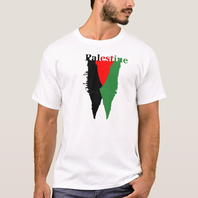 Palästina-Schrei für Palästina-Reihe T-Shirt (Vorderseite)