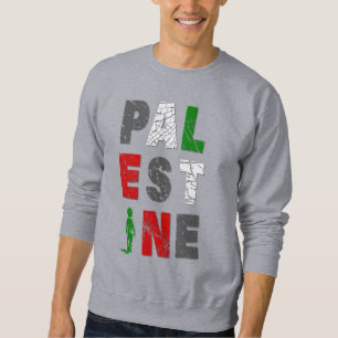 PALÄSTINA Solidaritäts Sweatshirt – Kühnes Distres