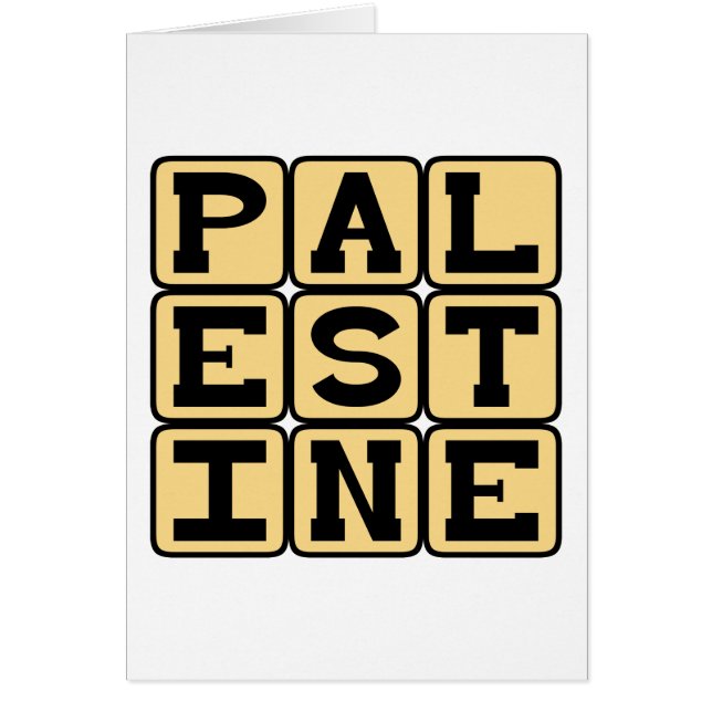 Palästina, souveräner Staat in Asien (Vorne)