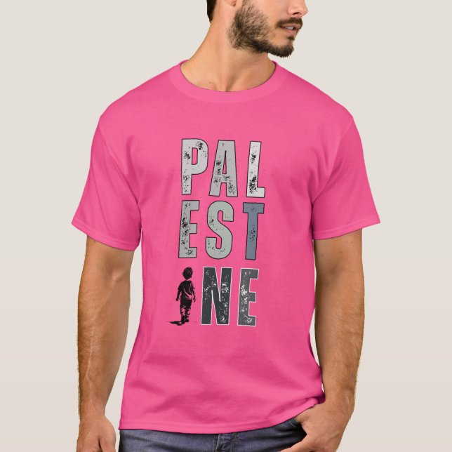 PALÄSTINA T-Shirt - Code Pink Protest-Shirt (Vorderseite)