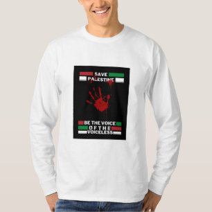 Palästina T - Shirt der Männer gerettet Freie Pa