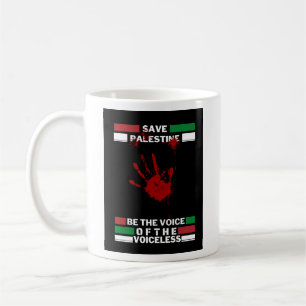 Palästina T - Shirt der Männer gerettet Freie Pa Kaffeetasse