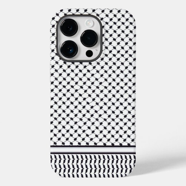 Palästina Traditioneller Keffiyeh Case-Mate iPhone Hülle (Rückseite)