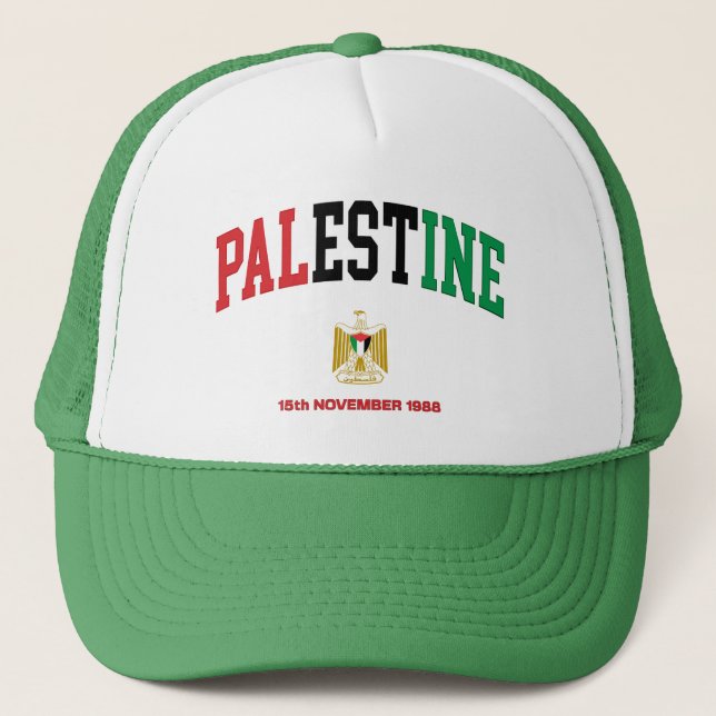 Palästina Truckerkappe (Vorderseite)