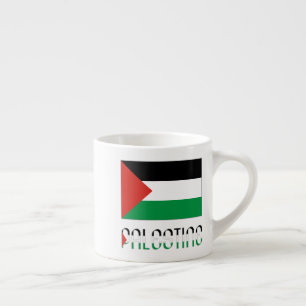 Palästina und palästinensische Flagge Espressotasse