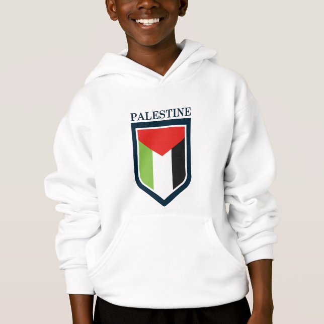 Palästina und palästinensisches Foto Print Hoodie (Vorderseite)