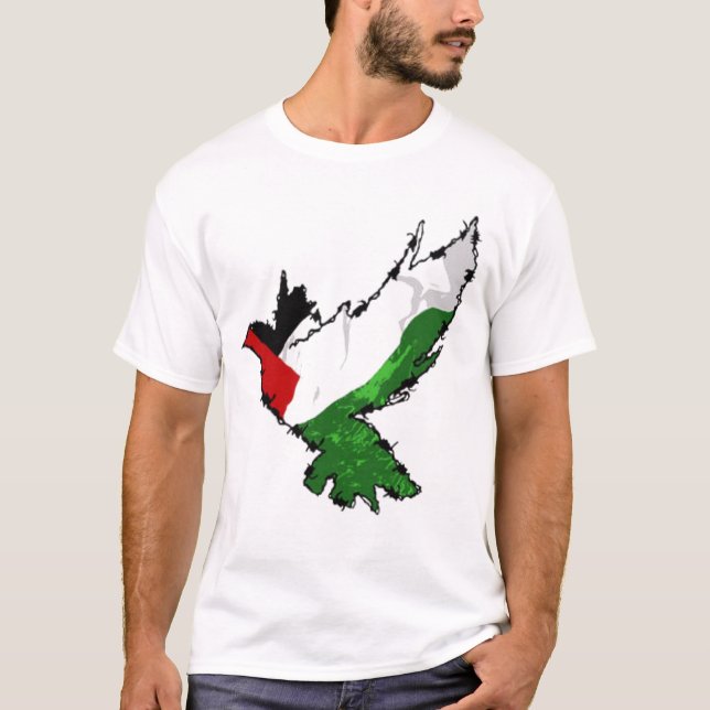 Palästina-Vogel T-Shirt (Vorderseite)