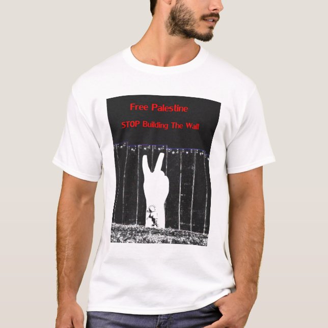 Palästina-Wand T-Shirt (Vorderseite)