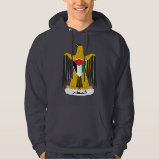Palästina-Wappen mit Kapuze Sweatshirt