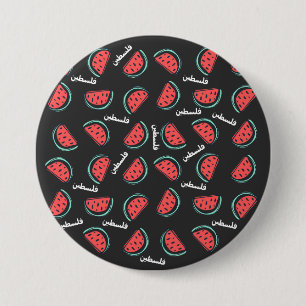 Palästina: Wassermelone Button