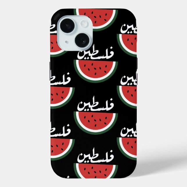 Palästina-Wassermelone-Palästina-arabisches Wort"ف Case-Mate iPhone Hülle (Rückseite)