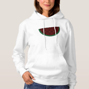 Palästina Wassermelone Stickerei rot tatreez Hoodie