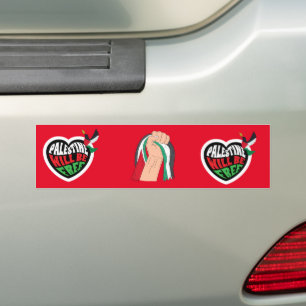 Palästina wird frei sein autoaufkleber