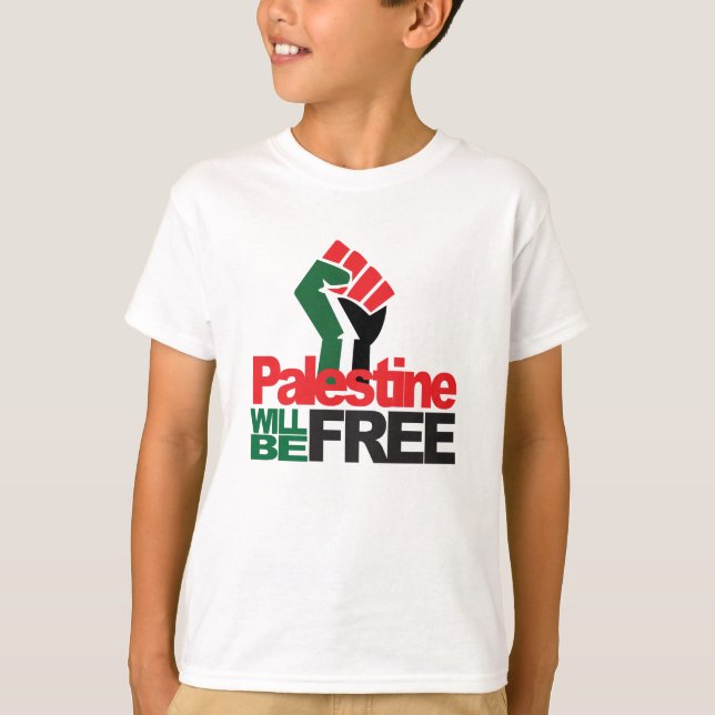 Palästina wird frei sein T-Shirt (Vorderseite)