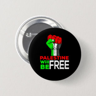 Palästina wird freier Gaza-Völkermord sein Button