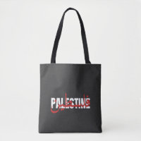 Palästina Word Arabisch und Englisch Wordart- Text