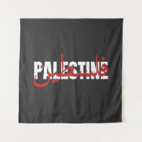 Palästina Wort Arabisch und Englisch Wordart- Text