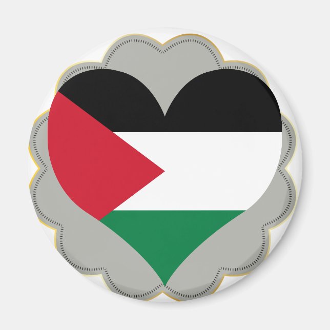 Palästinafahne kaufen magnet (Vorne)