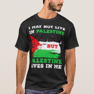 Palästinafahne lebt in Gaza-Palästinensern T-Shirt