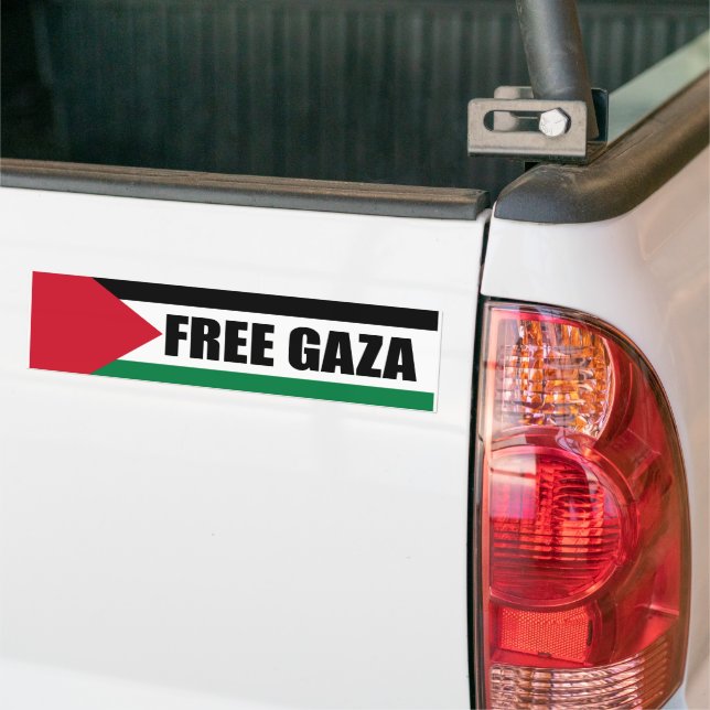 Palästinafahnen, Gaza Gerettet, freier Gaza-Streif Autoaufkleber (Auf Lkw)