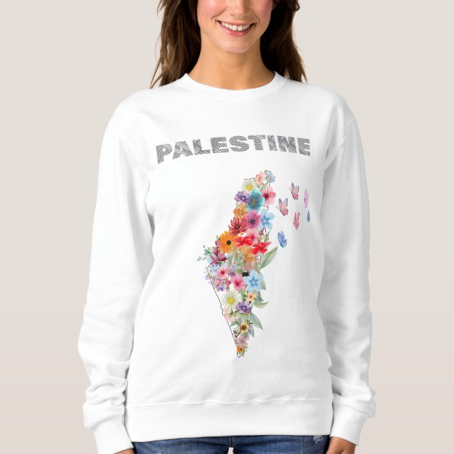 Palästinaflüchtlinge - Plan für die Region Palästi Sweatshirt (Vorderseite)