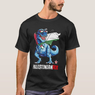 Palästinenser-Rex Proud palästinensischer Flag Fan T-Shirt