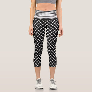 PalästinenserKeffiyeh Capri Leggings