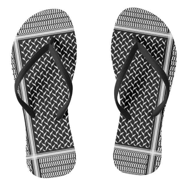 PalästinenserKeffiyeh Flip Flops (Fußbett)