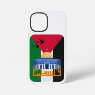 Palästinensische Flagge Arabischer Text iPhone 12 Mini Hülle