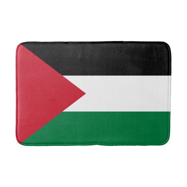 Palästinensische Flagge Badematte (Vorderseite)