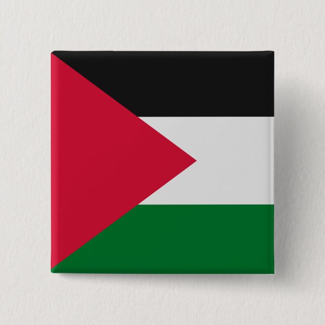 Palästinensische Flagge Button (Vorderseite)
