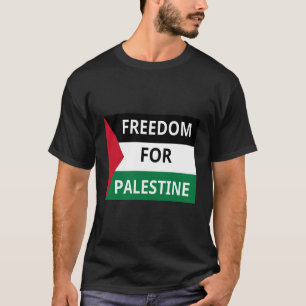Palästinensische Flagge, Freiheit für Palästina, W T-Shirt