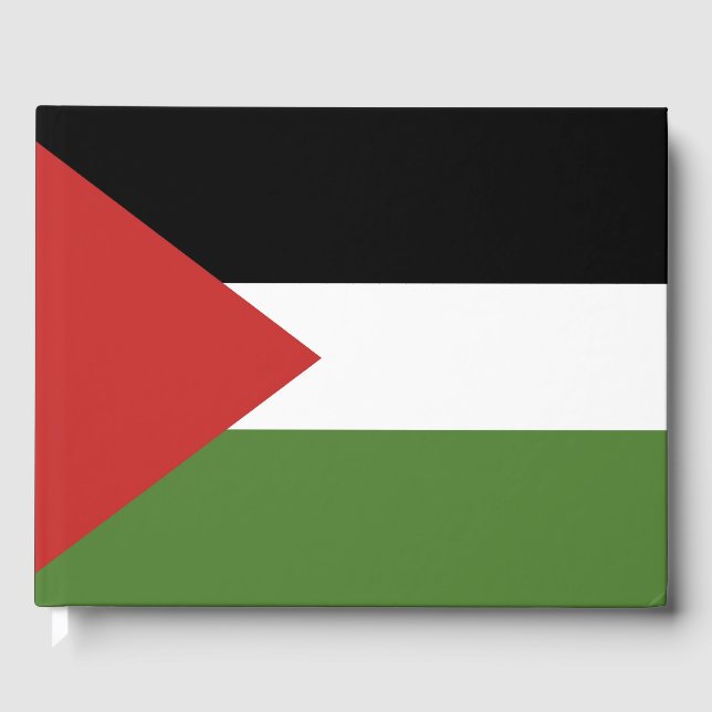 Palästinensische Flagge Gästebuch (Vorderseite)