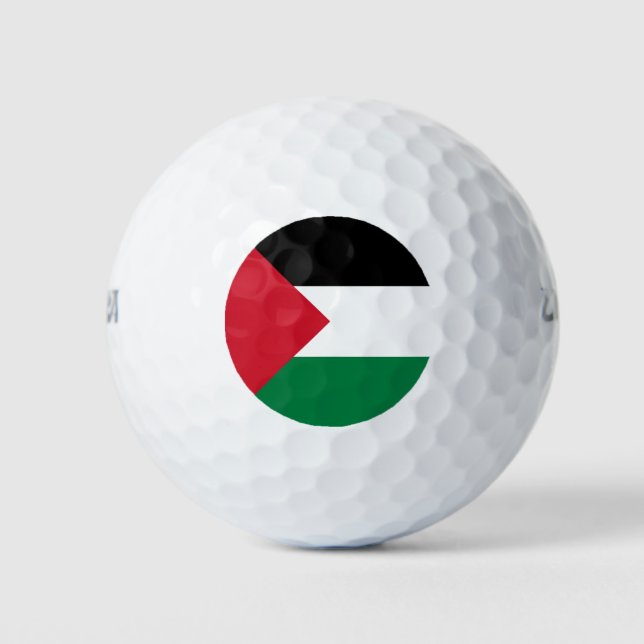 Palästinensische Flagge Golfball (Vorderseite)