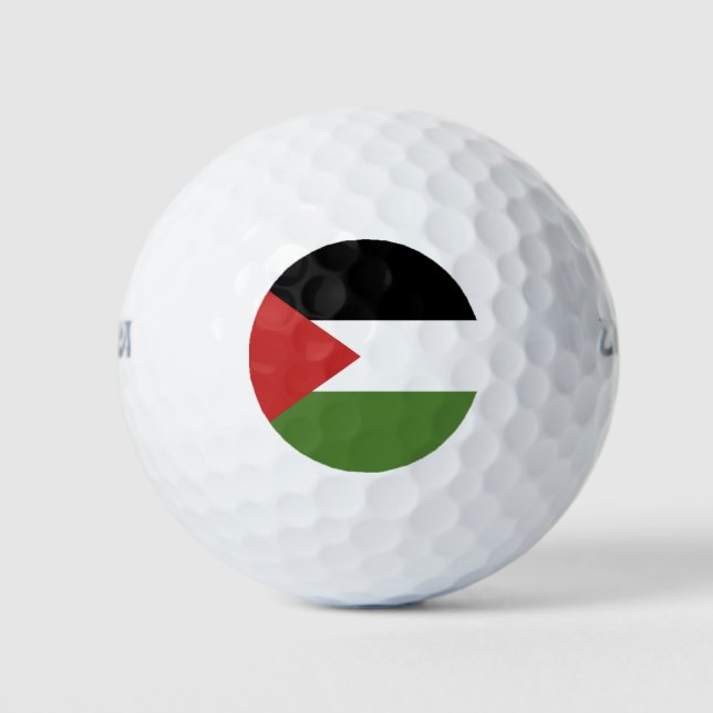 Palästinensische Flagge Golfball (Vorderseite)