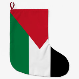 Palästinensische Flagge Großer Weihnachtsstrumpf