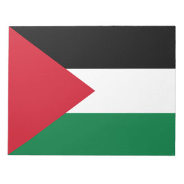 Palästinensische Flagge Notizblock