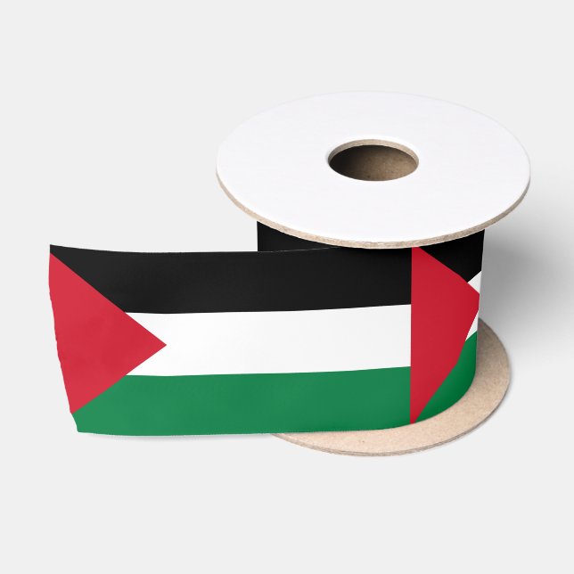 Palästinensische Flagge Satinband (Spule)