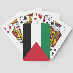 Palästinensische Flagge Spielkarten