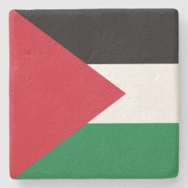 Palästinensische Flagge Steinuntersetzer