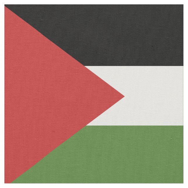 Palästinensische Flagge Stoff (Nahaufnahme)