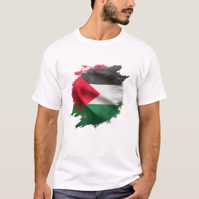 Palästinensische Flagge T-Shirt (Vorderseite)