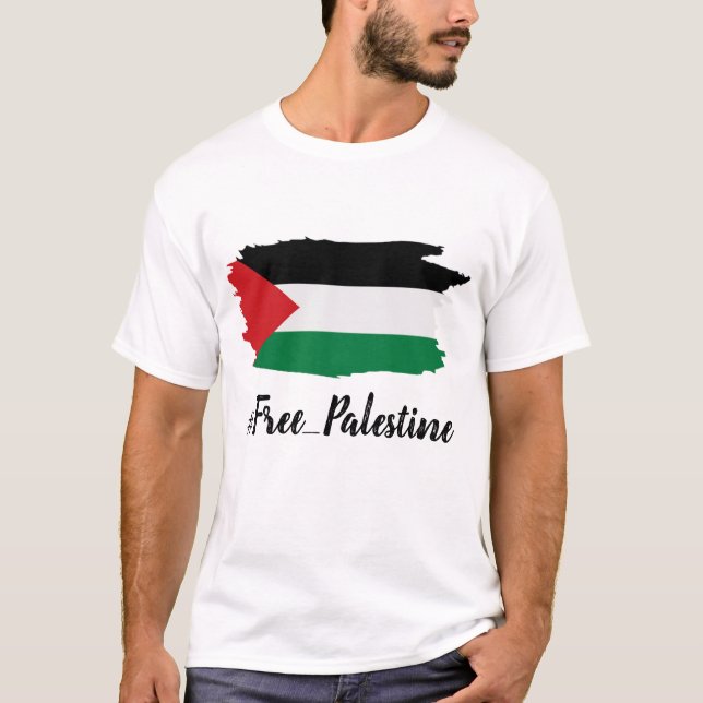 Palästinensische Flagge T-Shirt (Vorderseite)