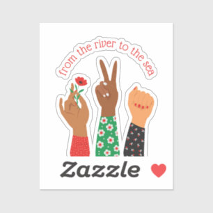 Palästinensische Frauen unterstützen benutzerdefin Aufkleber