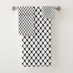 Palästinensische Hatta Keffiyeh Kufiya Folk (2 Mus Badhandtuch Set