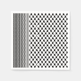 Palästinensische Hatta Keffiyeh Kufiya Folk (2 Mus Serviette