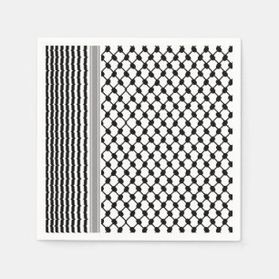 Palästinensische Hatta Keffiyeh Kufiya Folk (2 Mus Serviette