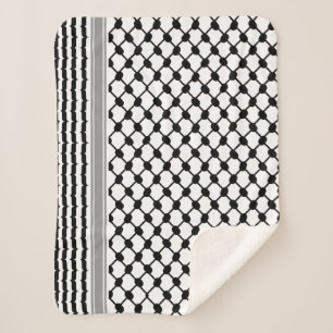 Palästinensische Hatta Keffiyeh Kufiya Folk (2 Mus Sherpadecke