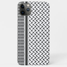 Palästinensische Joranische Kuffiya Schwarz-Weiß-S Case-Mate iPhone Hülle